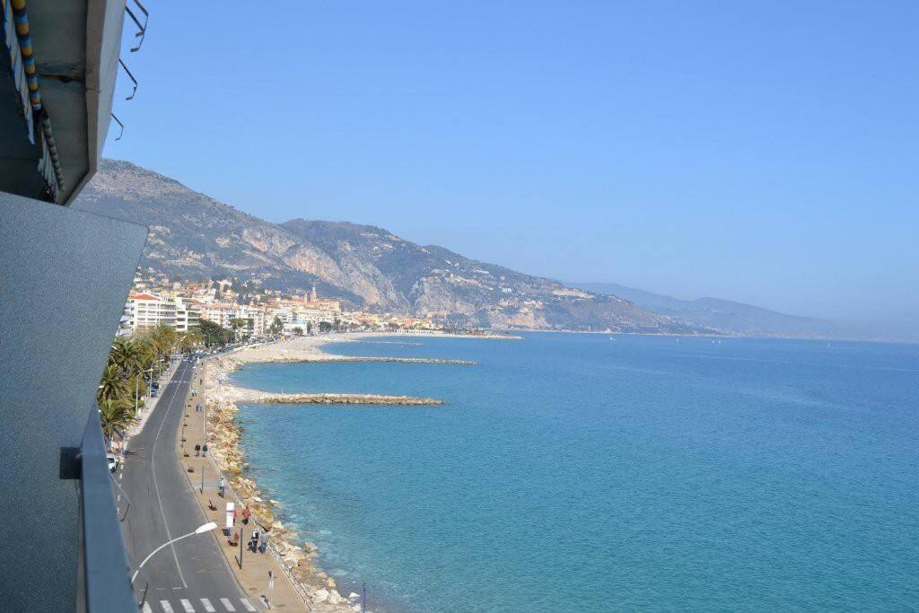 Menton Front Bord De Mer Cote D'Azur Florentina Sea View French Riviera Proche Monaco Montecarlo Superb Studio ภายนอก รูปภาพ