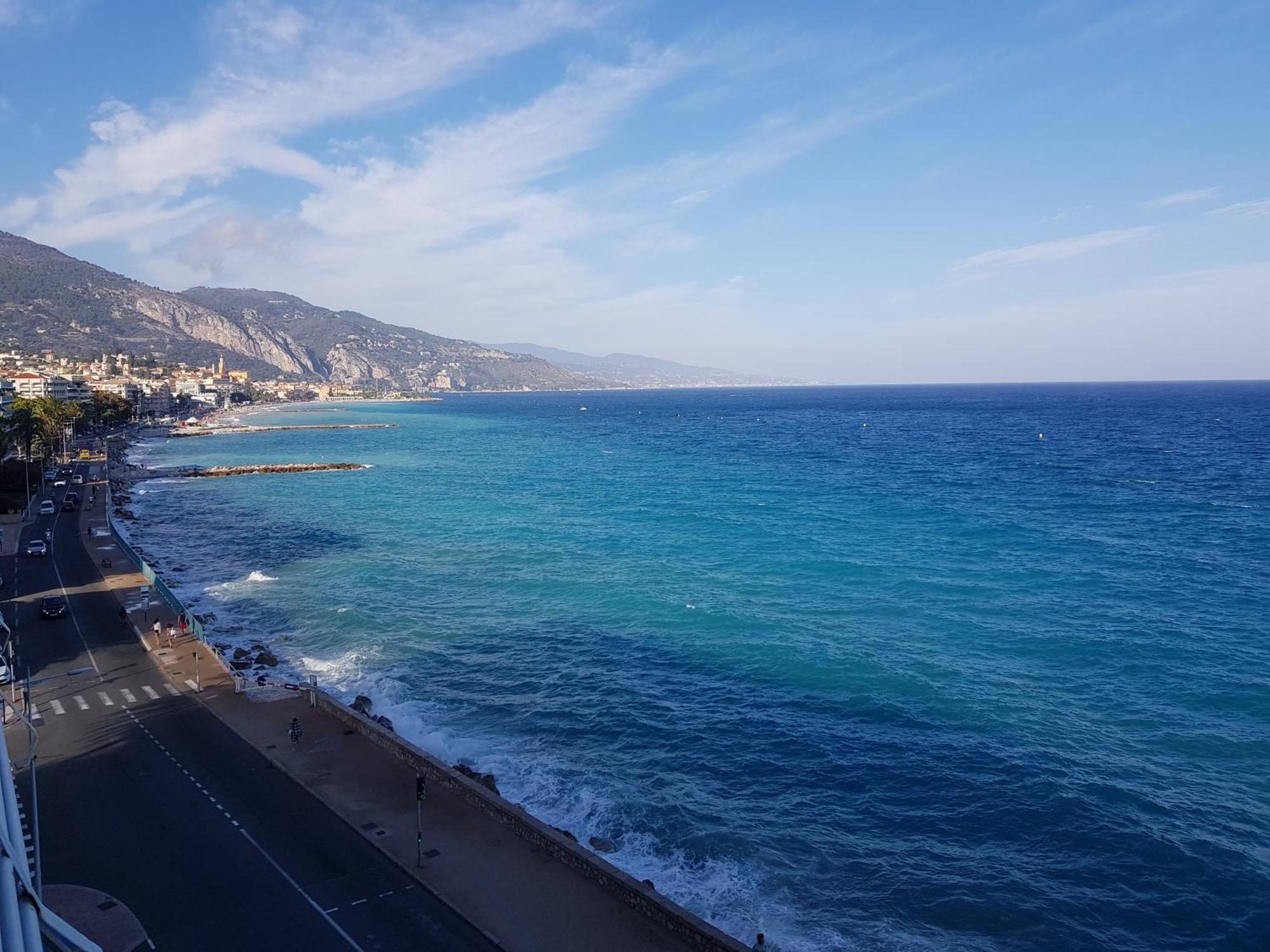 Menton Front Bord De Mer Cote D'Azur Florentina Sea View French Riviera Proche Monaco Montecarlo Superb Studio ภายนอก รูปภาพ