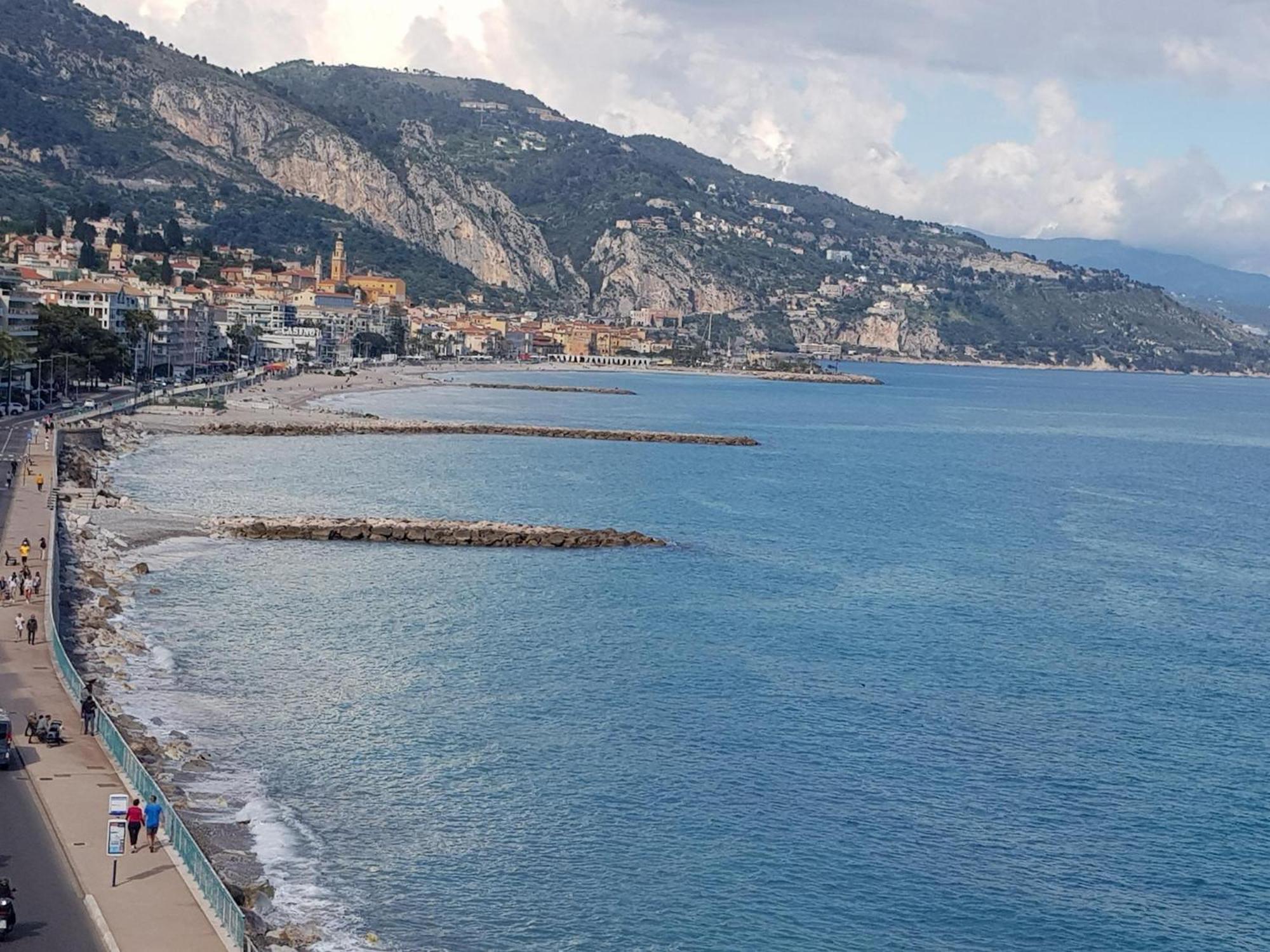 Menton Front Bord De Mer Cote D'Azur Florentina Sea View French Riviera Proche Monaco Montecarlo Superb Studio ภายนอก รูปภาพ